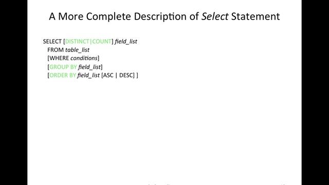 Lecture1 - Why Microsoft Access смотреть онлайн