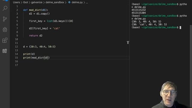 Dictionaries - copy a Dictionary смотреть онлайн
