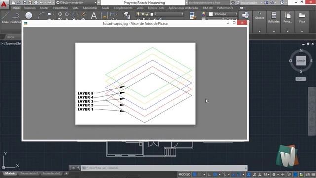 AutoCAD 2016, Usar capas como herramienta de organización, curso completo en español, cap 5.1. смотреть онлайн