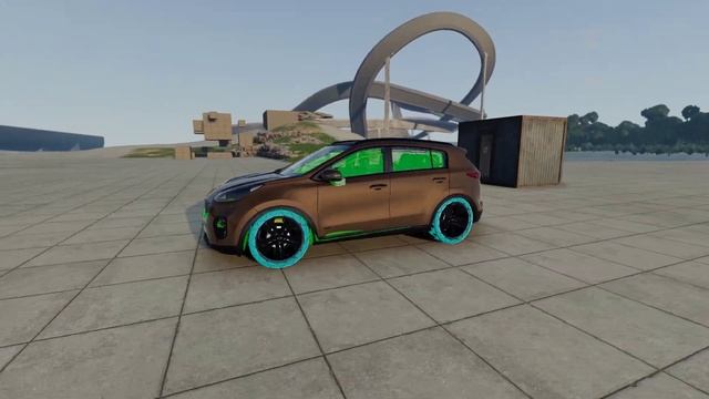 Kia Sportage-BeamNG Drive(#1440) смотреть онлайн