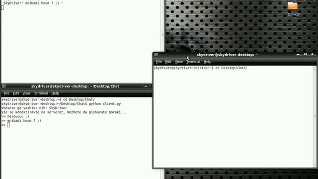 Chat client in Python - Presentation смотреть онлайн