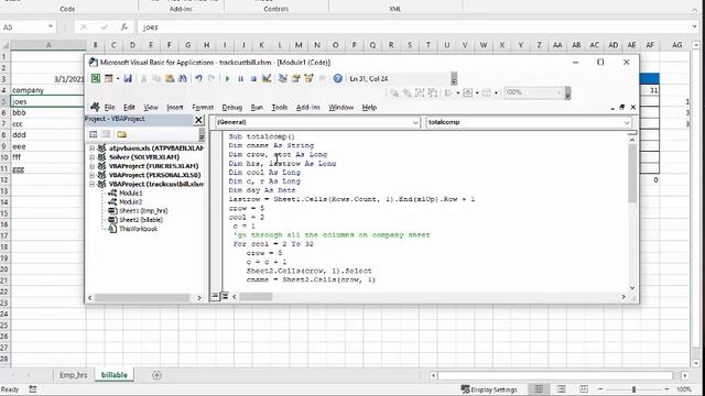 Track the time employees spend for each client in Excel смотреть онлайн