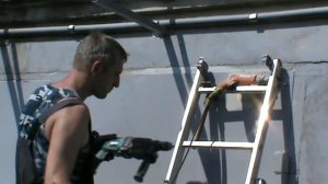 Козырек для гаража своими руками Visor for the garage with your own hands