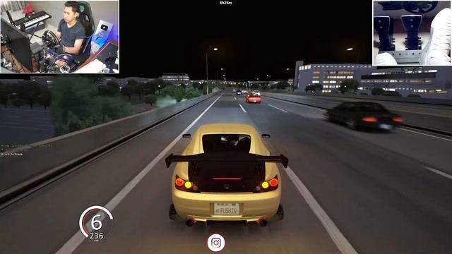 550 HP HONDA S2000 FULL SEND | STEERING WHEEL + PEDAL CAM | ASSETO CORSA смотреть онлайн