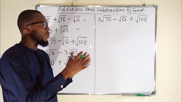 Addition And Subtraction Of Surds