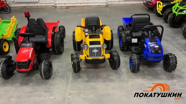 Обзор детских электромобилей-тракторов с тележками. Какой трактор взять с собой на дачу? смотреть онлайн