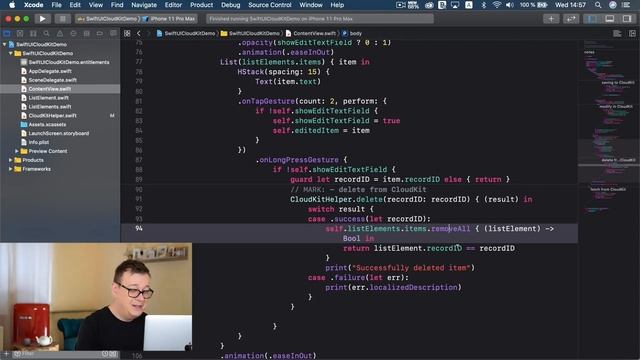 CloudKit Tutorial: ICloud - Fetch, Delete And Modify Data In SwiftUI