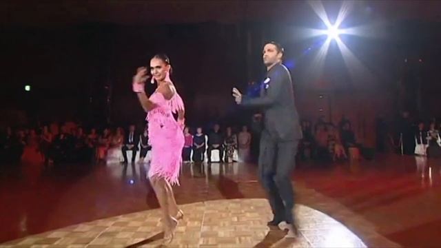 Nino Langella  Andra Vaidilaite ITA   WSSDF 2019  Pro Latin  Cha Cha Cha