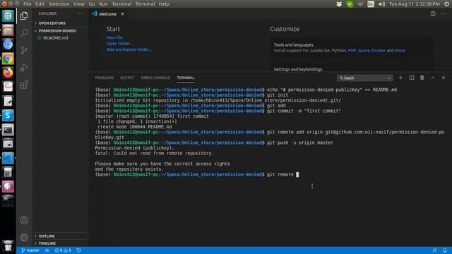 Git Permission denied (Public Key) | Solved! смотреть онлайн