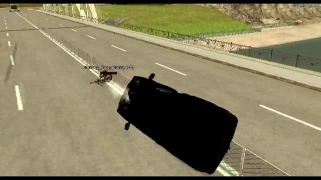 Гоняем по встречке, неадекватим, летаем GTA RP