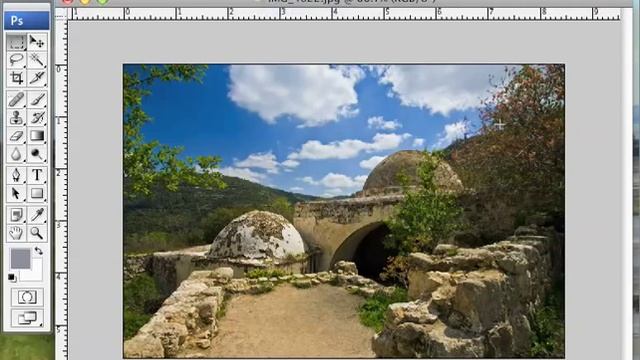 Photoshop Tutorial: How to create a specific size banner from an Image смотреть онлайн