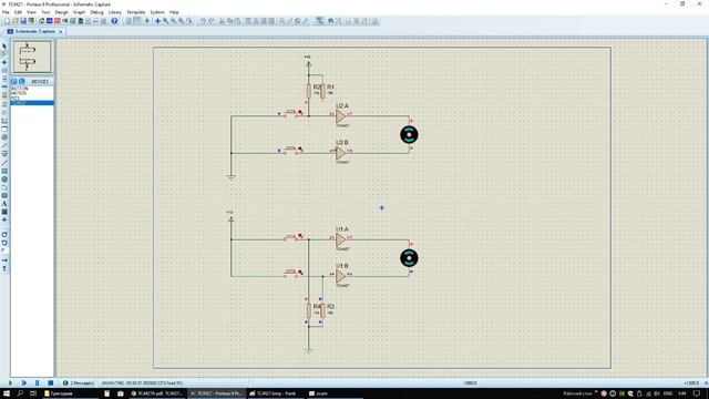 Сдвоеный драйвер TC4427-//-тест Н-моста реверса для инкубатора-//- смотреть онлайн