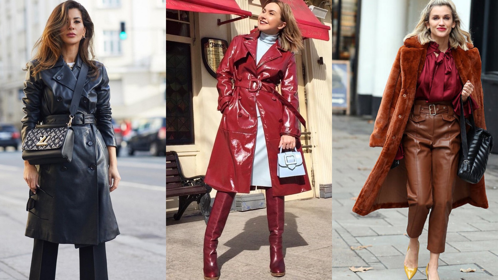 ШИКАРНЫЕ? ОБРАЗЫ С КОЖАНОЙ ОДЕЖДОЙ? МОДНЫЕ ЮБКИ ПИДЖАКИ ПЛАТЬЯ ? смотреть онлайн