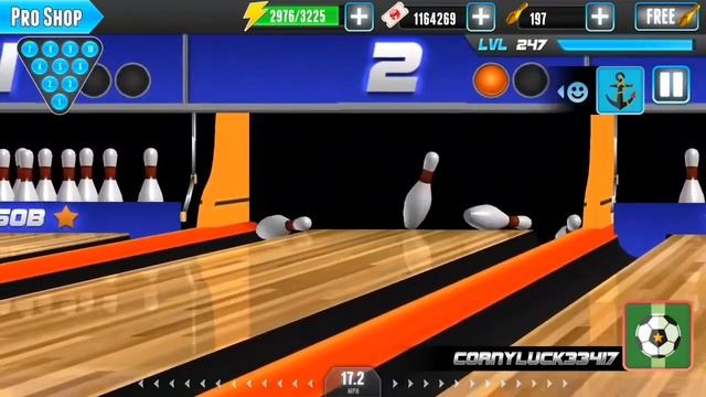 PBA Bowling Challenge Getting Lucky With 4 Kingpin Procs! смотреть онлайн