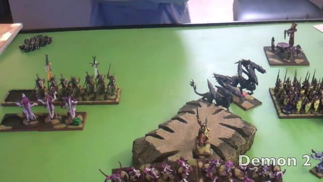 BoLS Battle Report #114 Demons vs. Dark Elves | Warhammer Fantasy смотреть онлайн