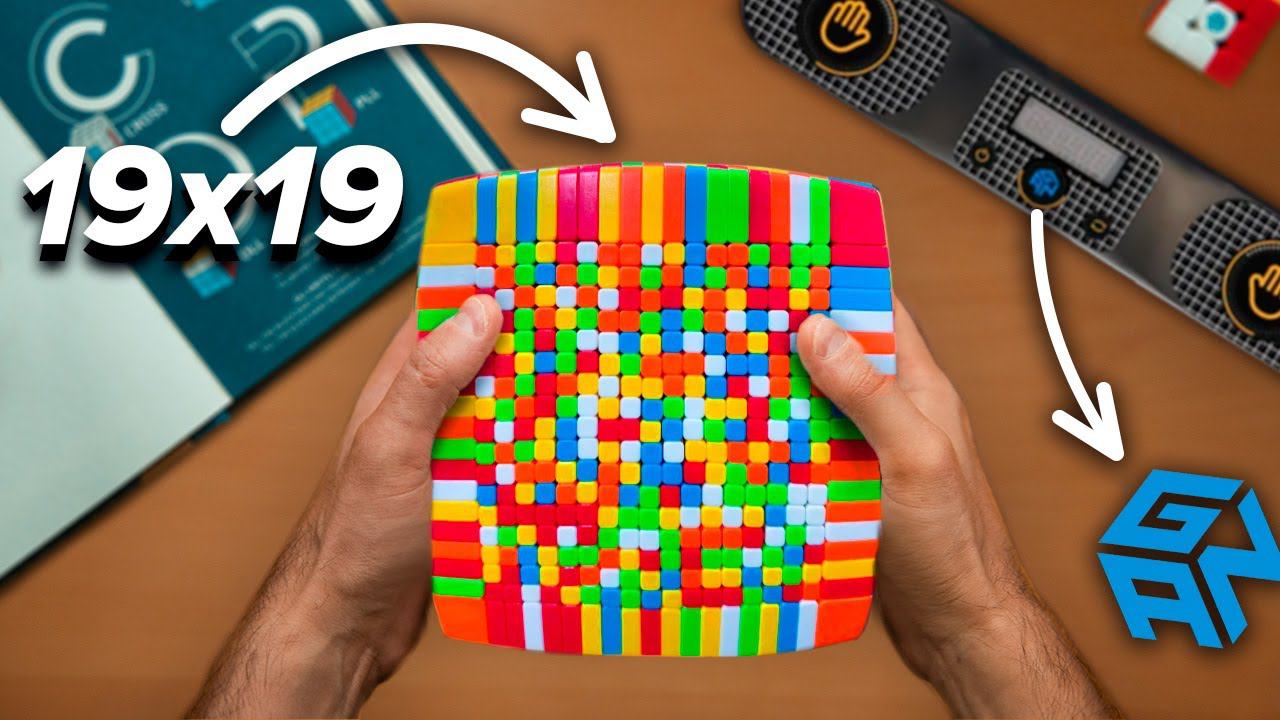 САМЫЙ БОЛЬШОЙ КУБИК РУБИКА 19х19, новинки GAN и RUBIKS смотреть онлайн