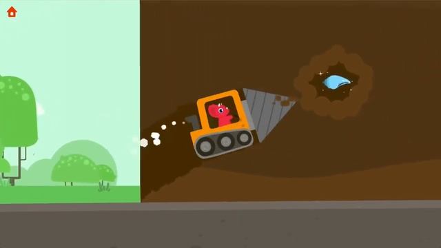 Dinosaur Digger Truck Games for Kids Childrens Free! PARTY & PLAY смотреть онлайн