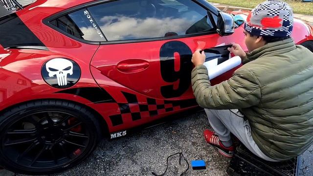 Toyota supra 2022 Custom Sticker Decal 97 смотреть онлайн