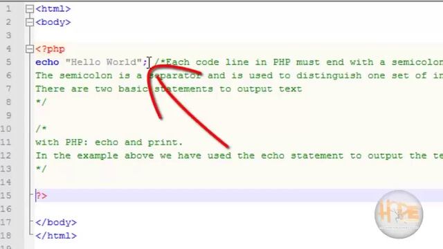 Personal Home Page-Php syntax#3 смотреть онлайн