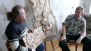 Художник-резчик по дереву Андрей Ургапов