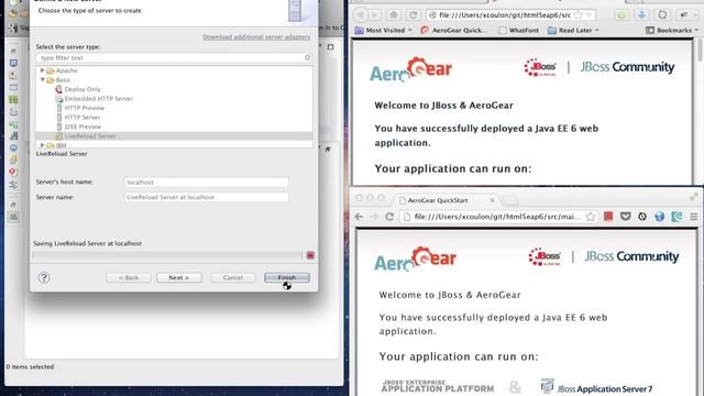 LiveReload in JBoss Tools 4.1.0.Alpha2 смотреть онлайн