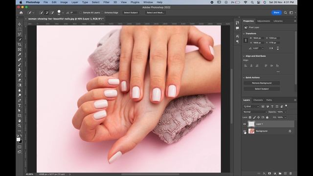 How To Paint Nails In Photoshop | Nail Paint Adobe Photoshop Tutorial 2024 смотреть онлайн