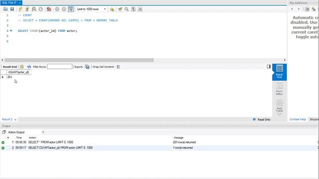 ✅ COUNT en MySQL | COUNT en MySQL WORKBENCH | CONTAR REGISTROS en MySQL | FUNCIÓN COUNT ✅ смотреть онлайн