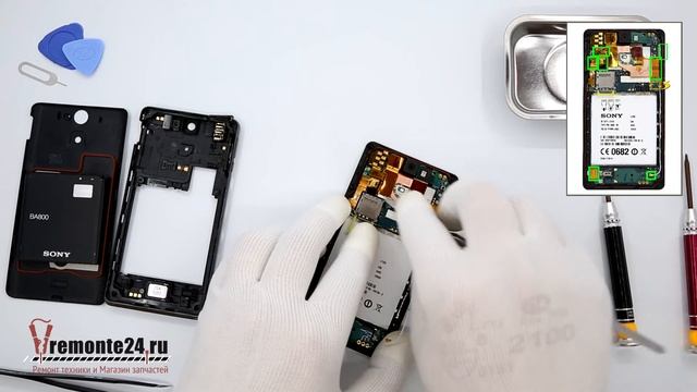 How to disassemble ? Sony Xperia V LT25i, Take Apart, Tutorial смотреть онлайн