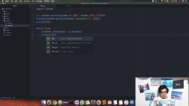 Aprende Pyhton #6 (Python Sockets) (Server/Client) смотреть онлайн