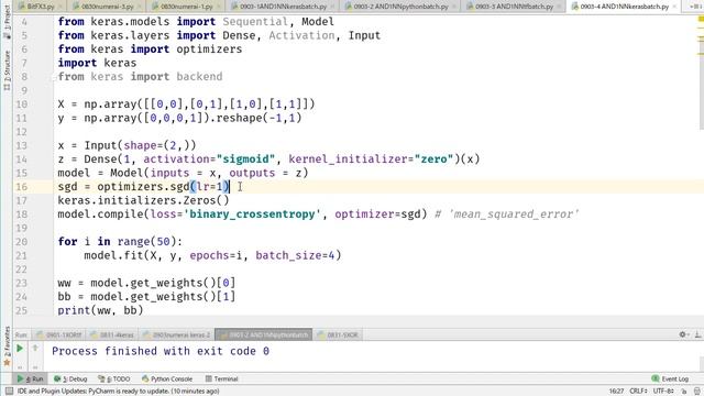 AND XOR をtensorflow, keras, python で実装 смотреть онлайн