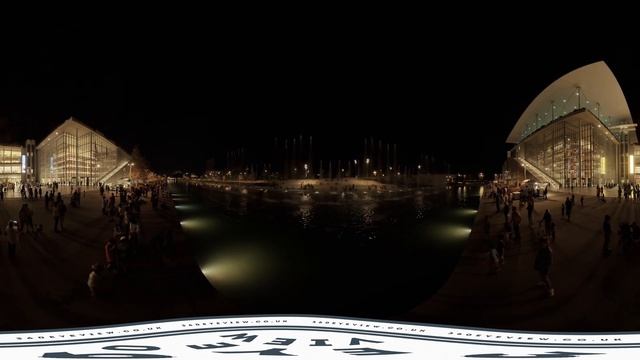 Dancing Fountains at Stavros Niarchos Foundation Cultural Center Athens Greece смотреть онлайн