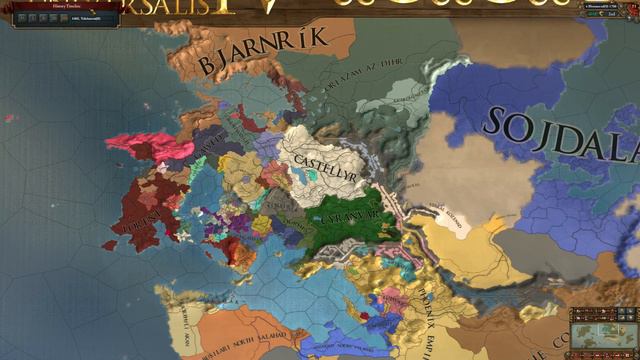 EU4 Anbennar Timelapse: Count's League - Castellyr - Castanor смотреть онлайн