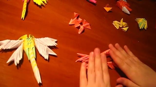 Как сделать стрекозу из модулей оригами. Модульное оригами (origami) смотреть онлайн