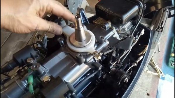 Установка электрического стартера с Yamaha 9.9 FMHS на мой Sea Pro OTH 9.9