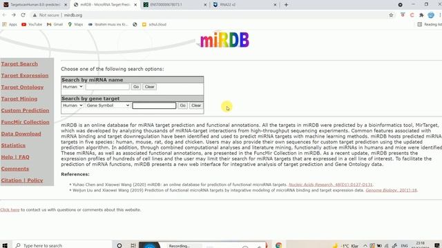 miRNA target prediction tools tutorial | Targetscan | miRDB | RNA22| смотреть онлайн