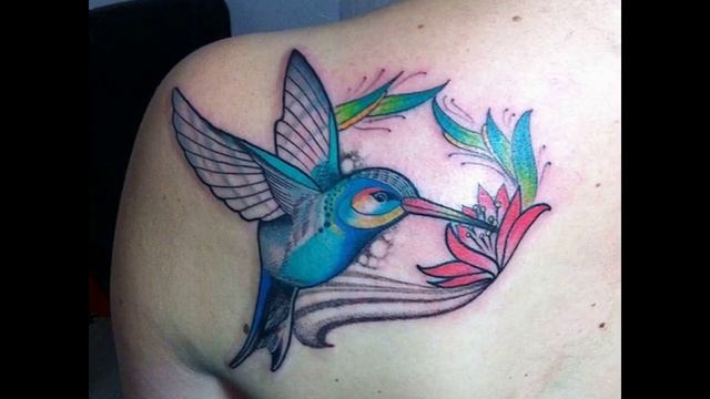 Красивые татуировки с колибри смотреть онлайн