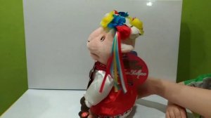Мягкая музыкальная поющая игрушка Овечка _Синеокая Певунья_ песня _Несе Галя воду_.mp4