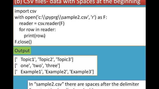 6/9 Chapter 13 Python and CSV Files смотреть онлайн