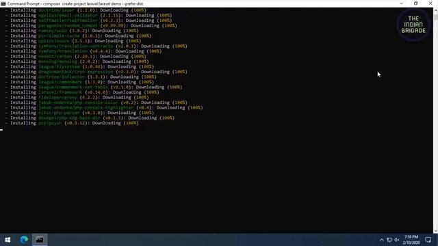 Install Laravel Using PHP Composer On Windows 10 смотреть онлайн