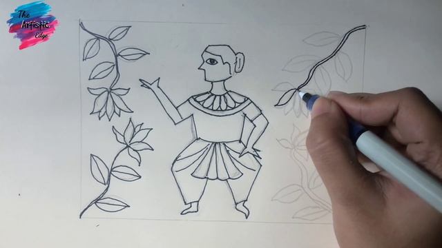 Easy Art of a Dancer | Drawing Tutorial | смотреть онлайн