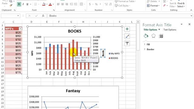 Excel 2016: Dual Axis Chart смотреть онлайн
