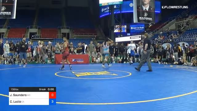 138 Lbs Semis Joshua Saunders Missouri Vs Cade Lucio California смотреть онлайн