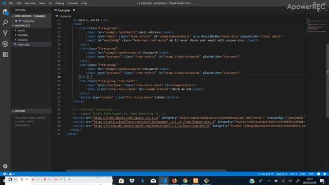 lecture 4 Online Quiz/Examination platform PHP + jQuery + Login system смотреть онлайн