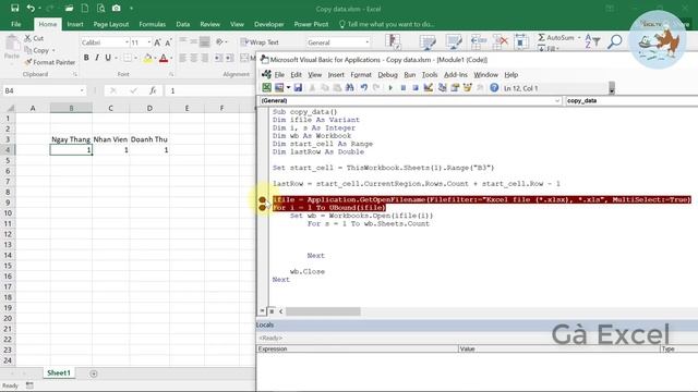 Copy nhiều file excel vào 1 file duy nhất (VBA Excel) смотреть онлайн