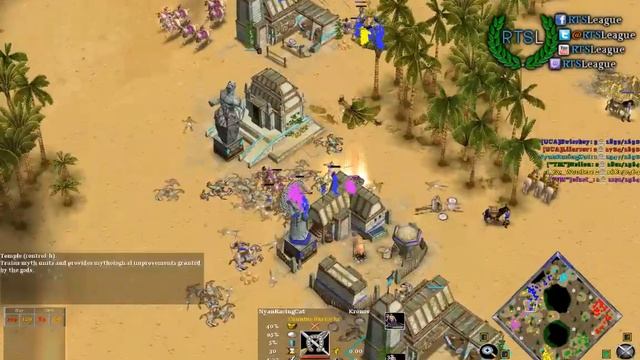 AoT S30, D1, R2 - TM|B vs. UCA - Owls, Game 1 - Age of Mythology: The Titans Clan League, Season 30 смотреть онлайн