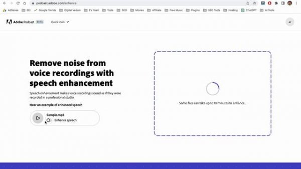 Adobe Podcast AI Enhance Speech | Remove background noise from voice recordings