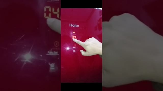 Haier Digital Inverter Temp Setting