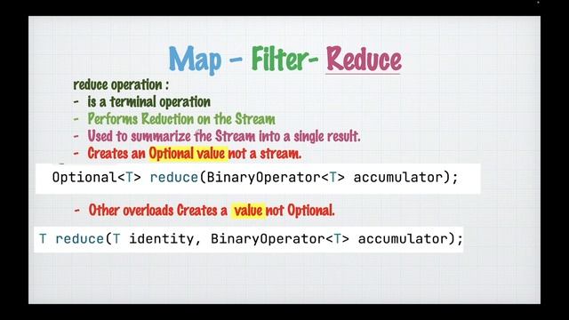 Java Stream (2022): Map - FlatMap - Filter - Reduce شرح смотреть онлайн