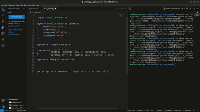 9 Eliminar Tabla con DROP TABLE | Python + MySQL смотреть онлайн