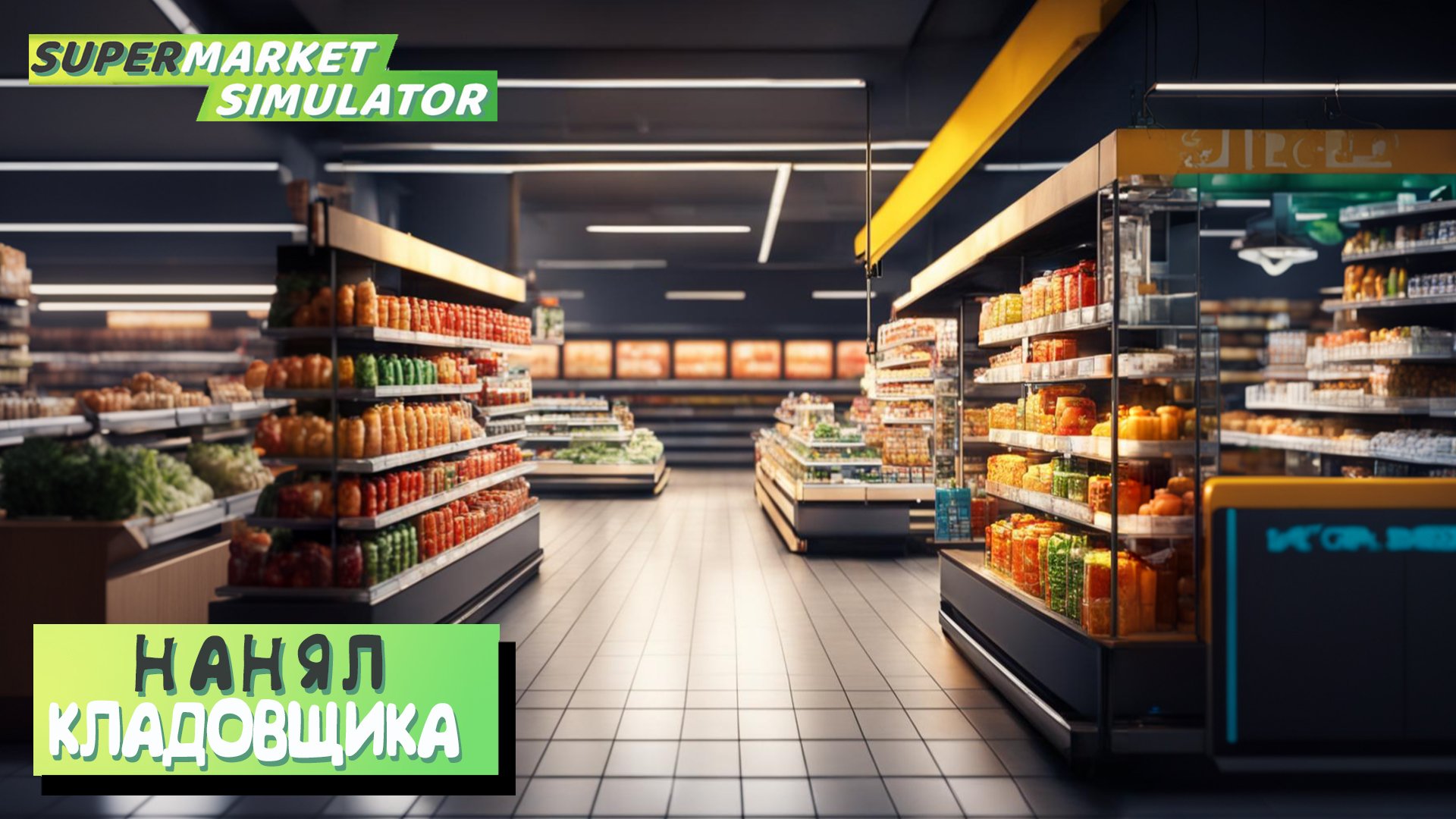 НАНЯЛ КЛАДОВЩИКА ► Supermarket Simulator #6 смотреть онлайн